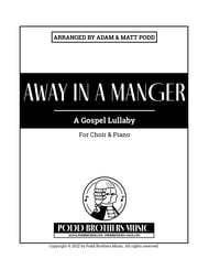 Away in a Manger SATB choral sheet music cover Thumbnail